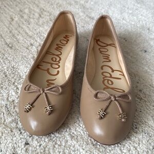 Sam Edelman Ballet Flats with Signature SE Bow Accent Size 7 New Never Worn